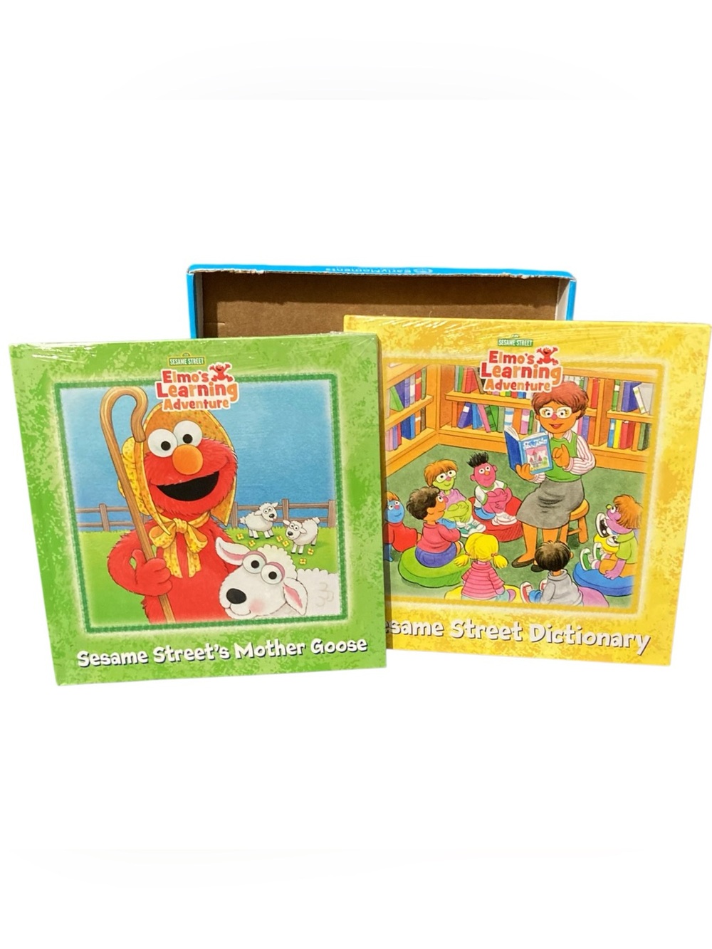 NEW Sesame Street Elmo’s Learning Adventure Hardcover Books - 2-piece Lot